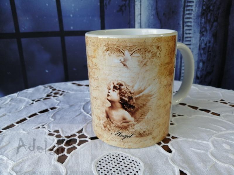 Porcelánový hrnek anděl 320 ml