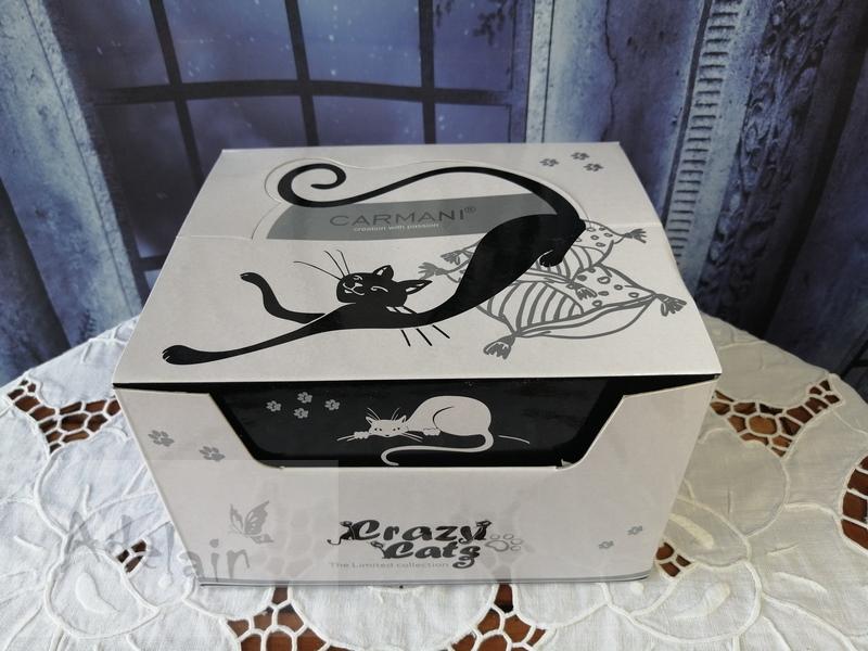 Porcelánová sada hrnků espresso 100 ml CARMANI Kočka